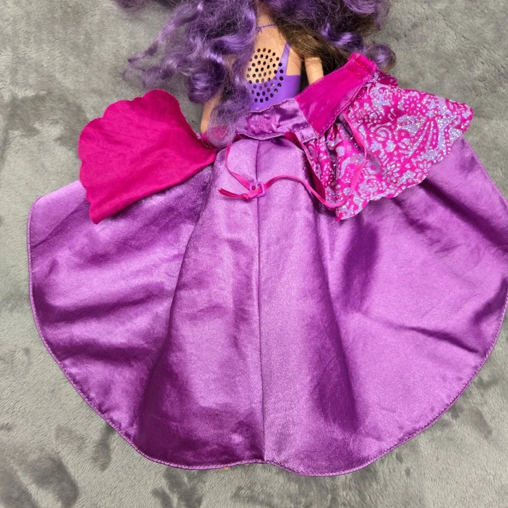 Barbie Princess & the Popstar Keira Doll Purple Hair Microphone 0626‎ B7